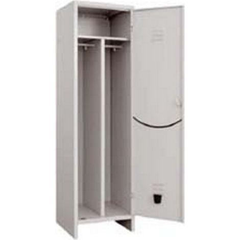1PZ ARMADIO SPOGLIATOIO SPORCO/PULITO AD UNA ANTA MONTATO - cm.50x50x180h.