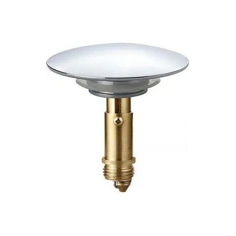 Bonde clic-clac pop-up 66 mm pour lavabo de salle de bain, lavabo de cuisine, lavabo de salle de bain, bouchon en laiton massif plaqué chrome (1/5)