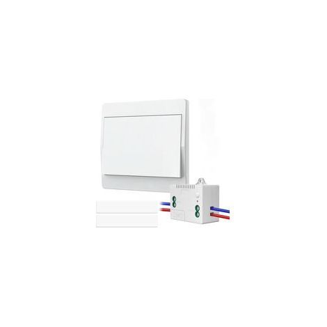 Kit d'Interrupteurs sans Fil 250V, Télécommande sans Câblage, Interrupteur Mural Étanche pour Maison, Facile à Installer