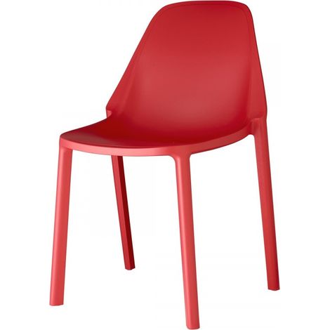 STOCK 24 SEDIE PIU' IMPILABILI BAR RISTORANTE OFFERTA - SCAB Colore: Rosso geranio (1/4)