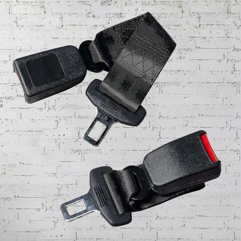 VURAHOME – 2er-Pack Sicherheitsgurtverlängerung, Auto-Sicherheitsgurtverlängerung, 23 cm Sicherheitsgurtschnalle (1/4)