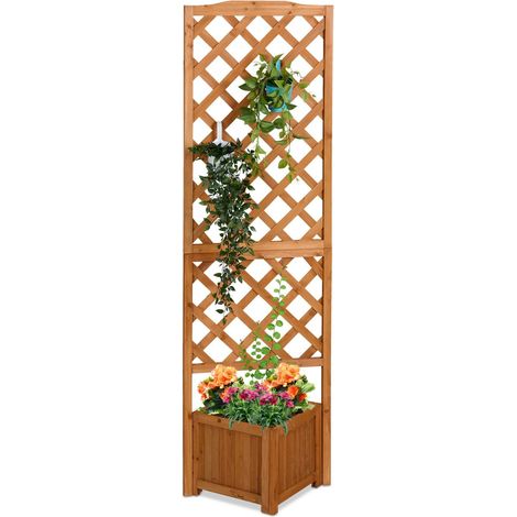 Wooden trellis planter box 180 cm orange 227458966 227458966 227458966 (1/5)