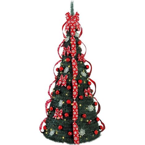 Árbol de Navidad plegable "Niah" con LEDs (3,6W 3000K 230V) cable de 3m IP20 1,8m de alto y Ø60cm (1/5)