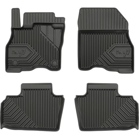 Tapis de Sol de Voiture pour Nissan Leaf II 2017-2025 TPE Imperméable Noir 4Pcs (1/5)