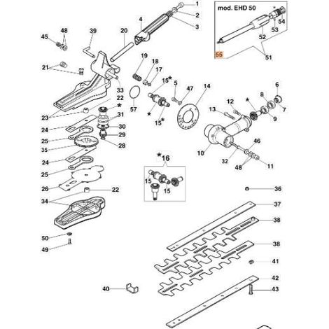 ARBRE DE TRANSMISSION EMAK ORIGINAL 58050038