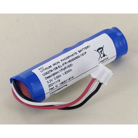 Batterie 3.2V 600mAh LiFePO4 HB00118TA pour BAES Ura Uralife V