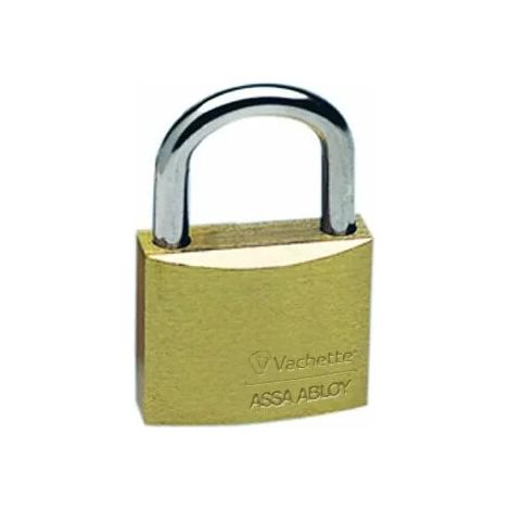 Cadenas à clé laiton AJAX 1322 varié avec 2 clés largeur 45 mm - VACHETTE