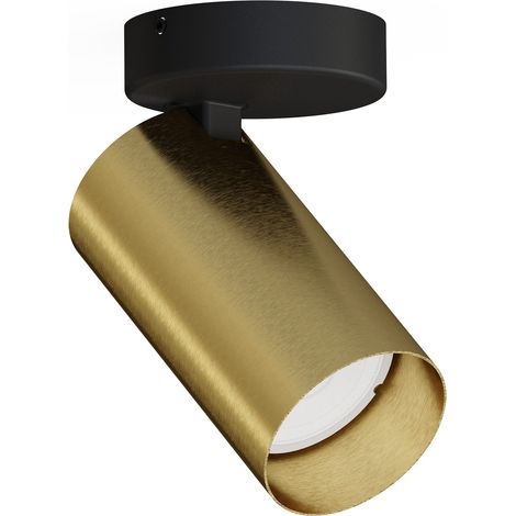 Spot plafond Nowodvorski MONO 7778 GU10 noir laiton (1/3)