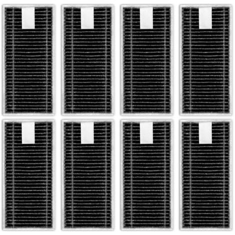 (8 Pièces) HEPA Filtres Compatible avec ECOVACS DEEBOT X9 Pro Omni/ T80 Omni/ X8 Pro Omni/ X8 Omni Robot Aspirateur Filtres, Pièces de Rechange Accessoires HEPA Filtres (1/4)