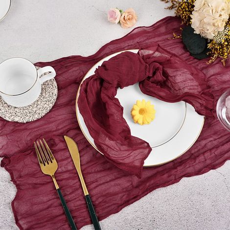 Servilletas de gasa, confeccionadas en algodón suave, para decoración de bodas, fiestas, uso familiar y cotidiano, venta al por mayor.