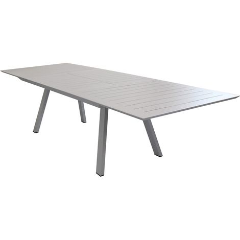 SPLENDOR - set tavolo in alluminio cm 200/300 x 110 x 75 h con 6 poltrone Splendor (1/4)