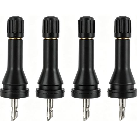 Lot de 4 capteurs de pression des pneus - Système de contrôle de la pression des pneus - Valves - Inserts de valve pour 4 (1/5)