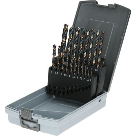Coffret de 19 forets HSS taillés meulés - Hanger - 155192 (1/3)