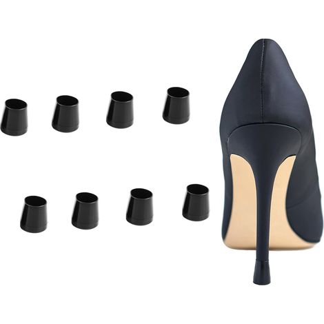 Protège-talons et embouts de réparation - 4 paires (XS, S, M, L, Noir) (1/5)