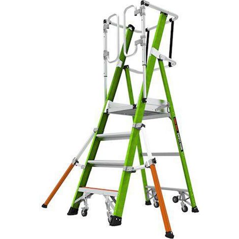 Little Giant Safety Cage 2.0 Podestleiter 4 Stufen
