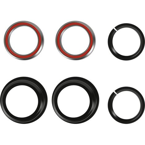 Pièces détachées pour trottinette électrique : jeu de direction supérieur et inférieur de la fourche avant/bague de retenue, jeu de roulements M6 (6 pièces) (1/5)