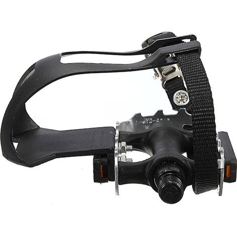 Mountainbike-Pedale aus Aluminium mit Korbgurt + Pedale
