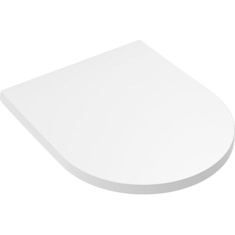 QeramiQ Dely Swirl Compact Assise - softclose - quickrelease - 25 mm - blanc brillant (1/5)