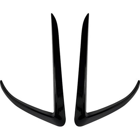 Un spoiler de pare-chocs avant pour le Model X qui recouvre la garniture des feux antibrouillard et le contour d'air en forme de sourcil. (1/5)