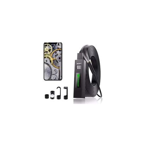 720P Inspection Camera Endoscope,Wireless Endoscope WiFi Inspection Camera HD Borescope Waterproof IP67 Snake Pipe Camera (1/5)