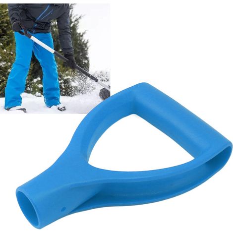 Poignée de Manche pour Pelle en Plastique, Diamètre Intérieur 3,2 cm, Bleu Clair - KZQ (1/5)