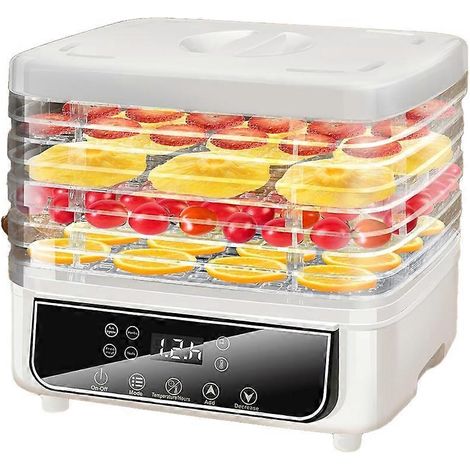 Déshydrateur, Déshydrateur à 5 compartiments, Déshydrateur alimentaire avec minuterie 72 h, Déshydrateur pour fruits, Prise européenne (1/5)