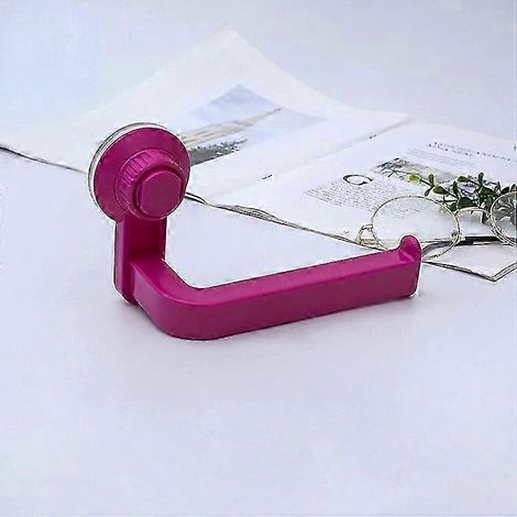 Papierhandtuchhalter mit Saugnapf für Bad und Küche, kein Bohren erforderlich, platzsparender Papierhandtuchspender, Wandmontage (1/5)