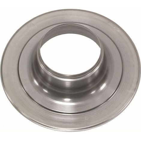 Collier de toit plat pour conduit d'air/d'évacuation 160/225, aluminium