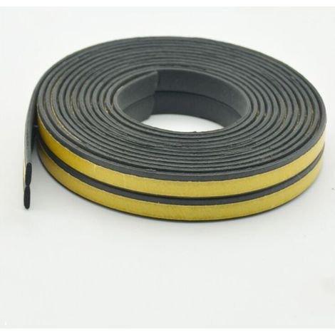 Carivent Bande d'étanchéité pour porte et fenêtre 6M, joint de fenêtre, coupe-vent, isolation thermique, isolation phonique, cadre de porte antivol en verre d'alliage d'aluminium, bande d'étanchéité a (1/5)