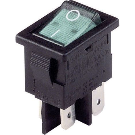 Arcolectric (Bulgin Ltd.) H 8553 VB NAC Wippschalter H 8553 VB NAC 230 V/AC 10 A 2 x Aus/Ein rasten