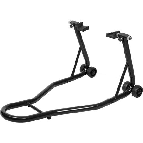 Cavalletto per riparazione moto ruota posteriore Cavalletto per moto posteriore professionale con supporto in gomma