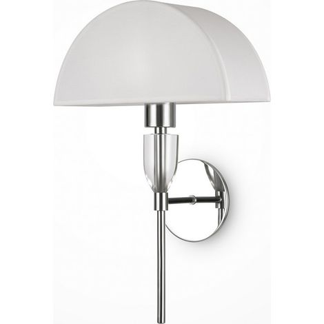 Applique murale applique salon lampe chambre lampe métal chromé douille E27 (1/5)