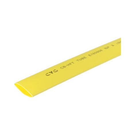 Tubo termorestringente 4,8mm Giallo 1mts Hft4.8/1m-ye