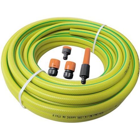 KIT TUBO IRRIGAZIONE "GARDENTECH" 5/8"-20MT ANTITORSIONE - PAPILLON