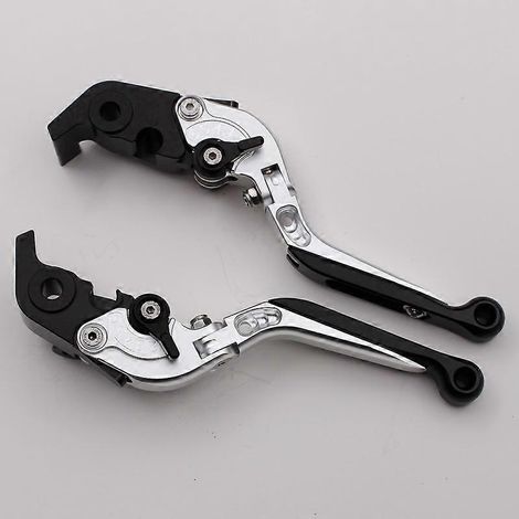 Pour motos Ducati 1199 Panigale mod CNC levier de frein, d'embrayage et de klaxon (argent) (1/5)