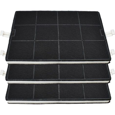 Filtro de carbón AllSpares para campanas extractoras compatibles con Bosch 00351210/351210 / DHZ5160 / Siemens LZ51600 y Neff Z5114X0 (293x200x23mm) (1/5)