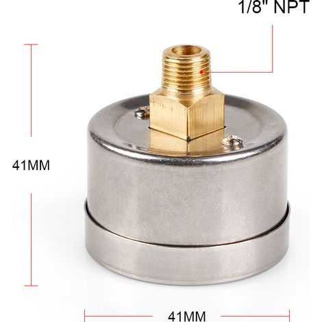 Teile für Fahrzeugmodifikationen: Kraftstoffdruckregler mit 1/8-NPT-Gewinde, Öldruckanzeige (0–140 psi) (1/4)