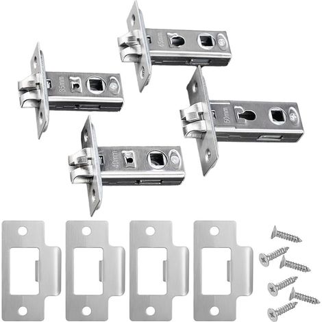 Loquet de porte tubulaire en inox pour salle de bain, 35 mm (1/5)