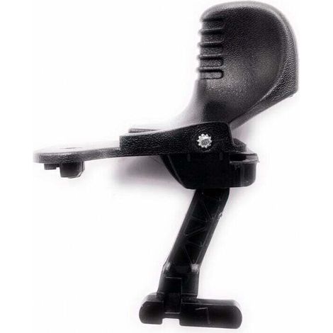 Black exterior door handle, front left, Renault Twingo 7700822425 (1/2)
