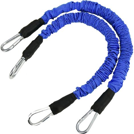 Ballon de basket en latex avec corde de traction pour renforcer les muscles des jambes et sculpter le corps (bleu). (1/5)