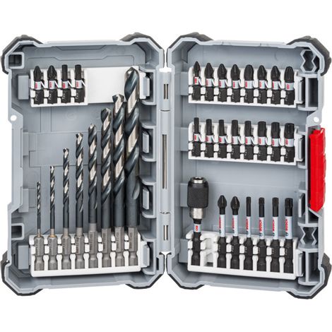 Bosch Pick and Click Impact Control HSS-Spiralbohrer- und Schrauberbit-Set, 35-teilig (1/5)