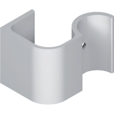 Support 60mm pour poigné DIVA I laqué gris aluminium RAL9006 LA CROISEE DS DS6874 007