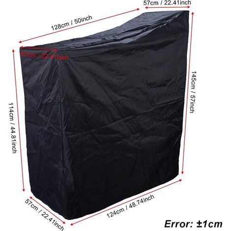 Housse de protection pour vélo d'appartement - Étanche à la poussière et au soleil - Noir (1/5)