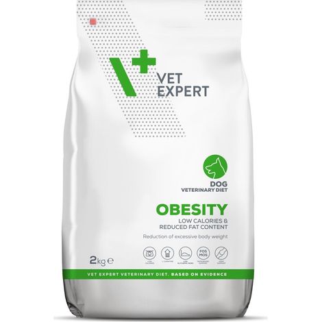 VET EXPERT Alimentation vétérinaire pour chiens obèses - croquettes - 2 kg (1/4)