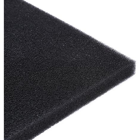 Éponge filtrante noire épaisse pour aquarium, filtration biochimique à coton (1/5)