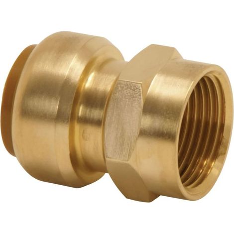 Manchon Raccord à Souder AALBERTS Tectite T270G Femelle Laiton Ø22-26x34 - 4751813 (1/3)
