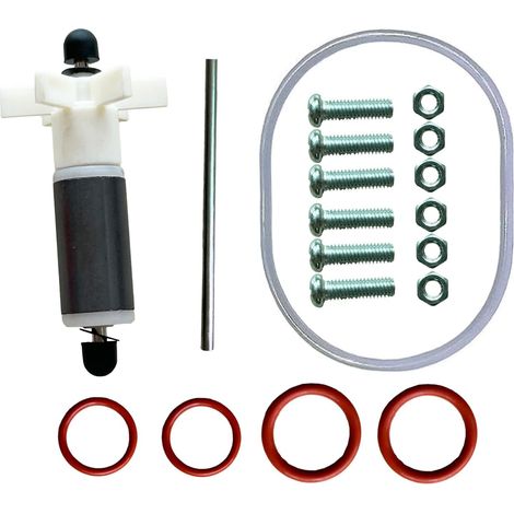 Hot Water Pump P4071 58113 E02 Repair Kit for Coleman for Lay-Z-Spa w/Impeller and Rods 1 Pulse 2 Stainless Steel Rods 5 Silicone Seals 1 Screw (1/5)