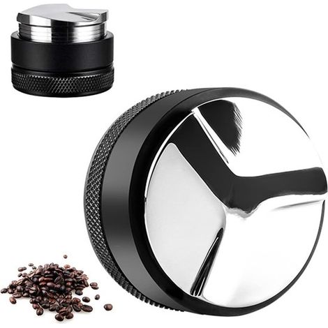 Kaffeepulverspender 51 mm - Barista-Zubehör - Tamper - Kaffeepulverspender - Edelstahl 304 - Tampertuch-Set - handliches, tragbares Gerät (51 mm) (1/5)