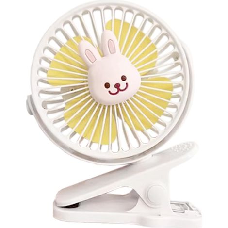 Ventilatore per passeggini da esterno, piccolo ventilatore per passeggino, ventilatore per passeggini da esterno, strumento di ventilazione con funzione di rotazione a 360 gradi per seggiolini auto