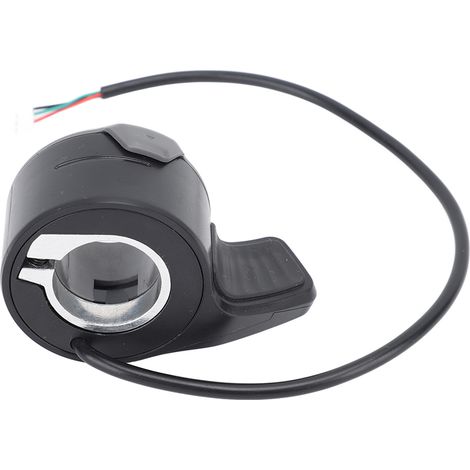 Accélérateur Pouce pour Scooter Électrique NIU KQi2 KQi3, Poignée Noire à Rayures Souple (1/5)